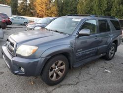 Salvage cars for sale from Copart Arlington, WA: 2006 Toyota 4runner Limited