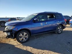 Salvage cars for sale from Copart Amarillo, TX: 2019 Nissan Pathfinder S