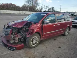 Salvage cars for sale at Bridgeton, MO auction: 2013 Chrysler Town & Country Touring L