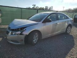 Salvage cars for sale at Riverview, FL auction: 2013 Chevrolet Cruze LS