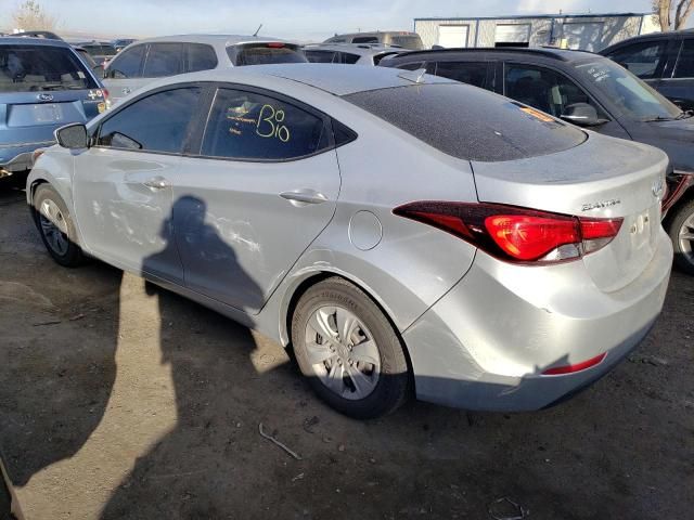 2016 Hyundai Elantra SE