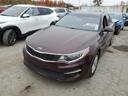 Salvage cars for sale at Bridgeton, MO auction: 2018 KIA Optima LX