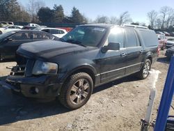 Ford Expedition el Limited salvage cars for sale: 2010 Ford Expedition EL Limited