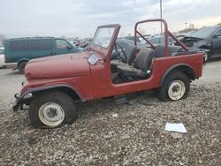 Salvage cars for sale at Indianapolis, IN auction: 1978 Jeep CJ-7