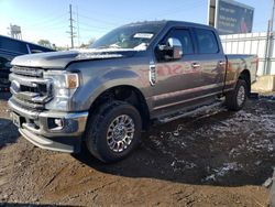 Salvage cars for sale at Chicago Heights, IL auction: 2021 Ford F250 Super Duty