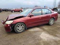 Salvage cars for sale at London, ON auction: 2005 Honda Civic LX