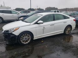 Salvage cars for sale from Copart Assonet, MA: 2015 Hyundai Sonata Sport