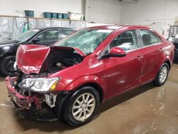 Salvage cars for sale at Elgin, IL auction: 2017 Chevrolet Sonic LT