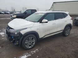 Salvage cars for sale from Copart Rocky View County, AB: 2021 KIA Seltos S