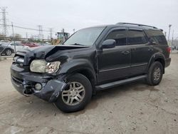 Salvage cars for sale from Copart Wheeling, IL: 2006 Toyota Sequoia SR5