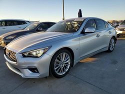 Infiniti Q50 Luxe salvage cars for sale: 2019 Infiniti Q50 Luxe