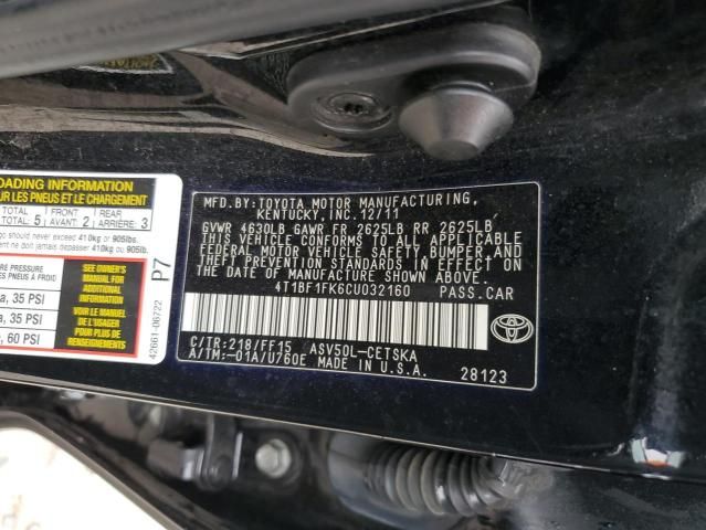 2012 Toyota Camry Base