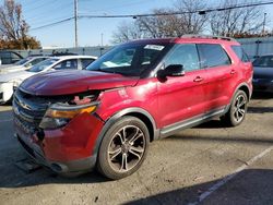 Salvage cars for sale from Copart Moraine, OH: 2015 Ford Explorer Sport