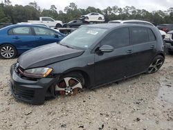 Salvage cars for sale at Houston, TX auction: 2016 Volkswagen GTI S/SE
