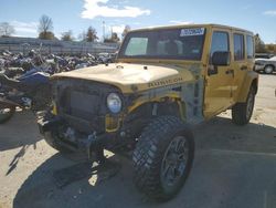 Jeep Wrangler salvage cars for sale: 2015 Jeep Wrangler Unlimited Rubicon