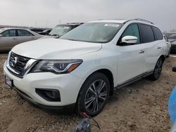 Nissan Pathfinder Vehiculos salvage en venta: 2018 Nissan Pathfinder S