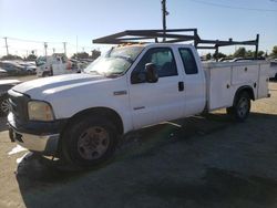 Ford F350 salvage cars for sale: 2007 Ford F350 SRW Super Duty