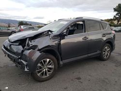 Toyota Rav4 HV LE salvage cars for sale: 2017 Toyota Rav4 HV LE