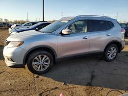 Salvage cars for sale at Woodhaven, MI auction: 2016 Nissan Rogue S