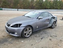 Salvage cars for sale at Gainesville, GA auction: 2012 Lexus IS 250