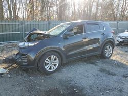 Salvage cars for sale at Candia, NH auction: 2018 KIA Sportage LX