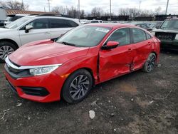 Honda salvage cars for sale: 2017 Honda Civic EX