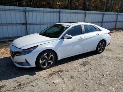Salvage cars for sale from Copart Austell, GA: 2021 Hyundai Elantra Limited