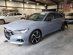 Salvage cars for sale at Byron, GA auction: 2022 Honda Accord Sport