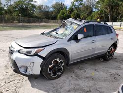 Salvage cars for sale from Copart Fort Pierce, FL: 2021 Subaru Crosstrek Limited