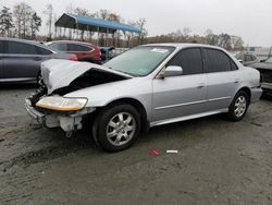 Salvage cars for sale at Spartanburg, SC auction: 2001 Honda Accord EX