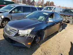 Chevrolet salvage cars for sale: 2014 Chevrolet Cruze LT