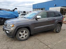 Salvage cars for sale from Copart Woodhaven, MI: 2019 Jeep Grand Cherokee Limited