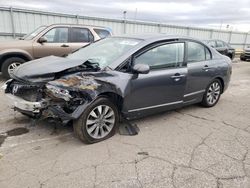 Salvage cars for sale from Copart Dyer, IN: 2009 Honda Civic EX