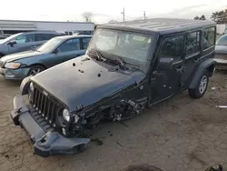 Jeep salvage cars for sale: 2017 Jeep Wrangler Unlimited Sport