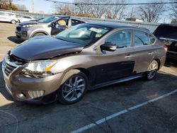 Nissan Sentra S Vehiculos salvage en venta: 2015 Nissan Sentra S