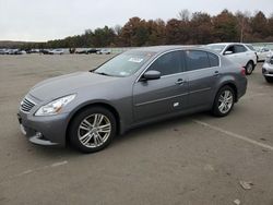 Salvage cars for sale from Copart Brookhaven, NY: 2013 Infiniti G37