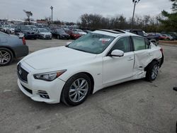 Salvage cars for sale at Lexington, KY auction: 2017 Infiniti Q50 Premium