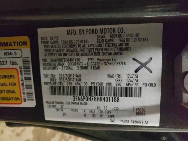 2017 Ford Fusion SE