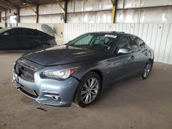 Salvage Cars with No Bids Yet For Sale at auction: 2016 Infiniti Q50 Premium