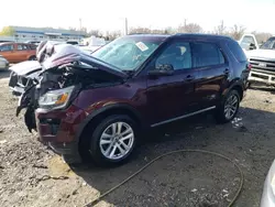 Salvage cars for sale at Louisville, KY auction: 2019 Ford Explorer XLT