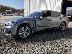 Salvage cars for sale from Copart Windsor, NJ: 2019 Infiniti Q50 Luxe