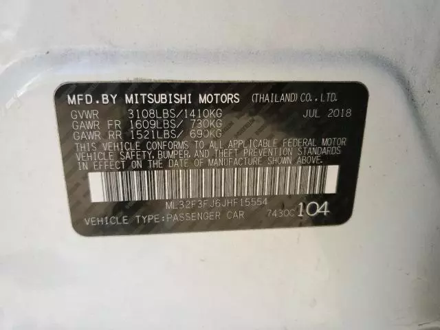 2018 Mitsubishi Mirage G4 ES