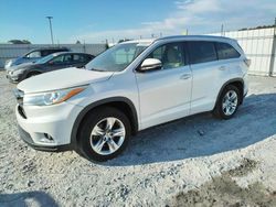 Salvage cars for sale at Lumberton, NC auction: 2014 Toyota Highlander Limited