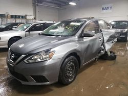 Salvage cars for sale at Elgin, IL auction: 2018 Nissan Sentra S