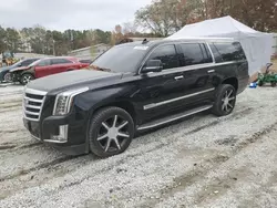 Vehiculos salvage en venta de Copart Loganville, GA: 2016 Cadillac Escalade ESV Luxury