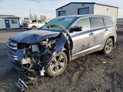 Salvage cars for sale from Copart Airway Heights, WA: 2019 Toyota Highlander Limited