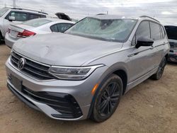 Volkswagen Tiguan se r-line Black salvage cars for sale: 2022 Volkswagen Tiguan SE R-LINE Black