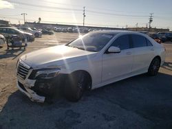Salvage cars for sale at Sun Valley, CA auction: 2015 Mercedes-Benz S 550