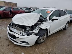 Chevrolet Cruze LT salvage cars for sale: 2017 Chevrolet Cruze LT