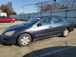Salvage cars for sale from Copart Moraine, OH: 2006 Honda Accord LX